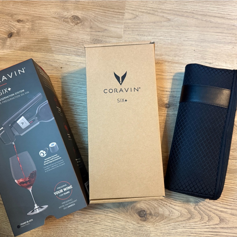 Coravin Six+ Wine Preservation System - Black